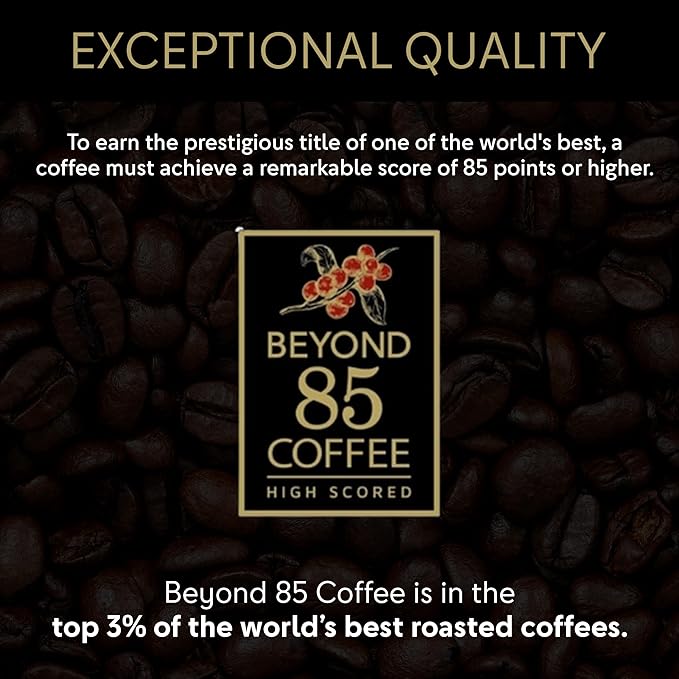 Beyond 85 Colombian Coffee Bundle – Espresso & Barista Whole Bean Dark Roasts (2 x 340g) – Bold, Smooth, Rich Flavors for Espresso, Drip & French Press Brewing