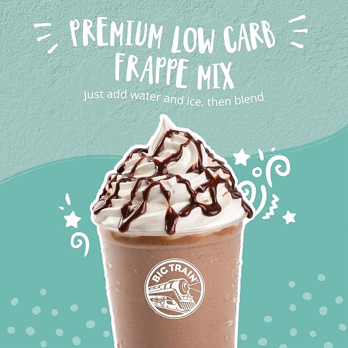 Big Train Low Carb Vanilla Latte Blended Ice Coffee, 1.85 Pound (Pack of 1)
