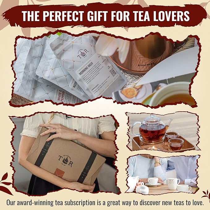 Tea Runners Breakfast Teas Variety Pack – English Breakfast, London Breakfast, Irish Breakfast, China Breakfast & Morning Mojo – Premium Loose Leaf Black Tea Sampler – 0.75 oz Each, Pack of 5