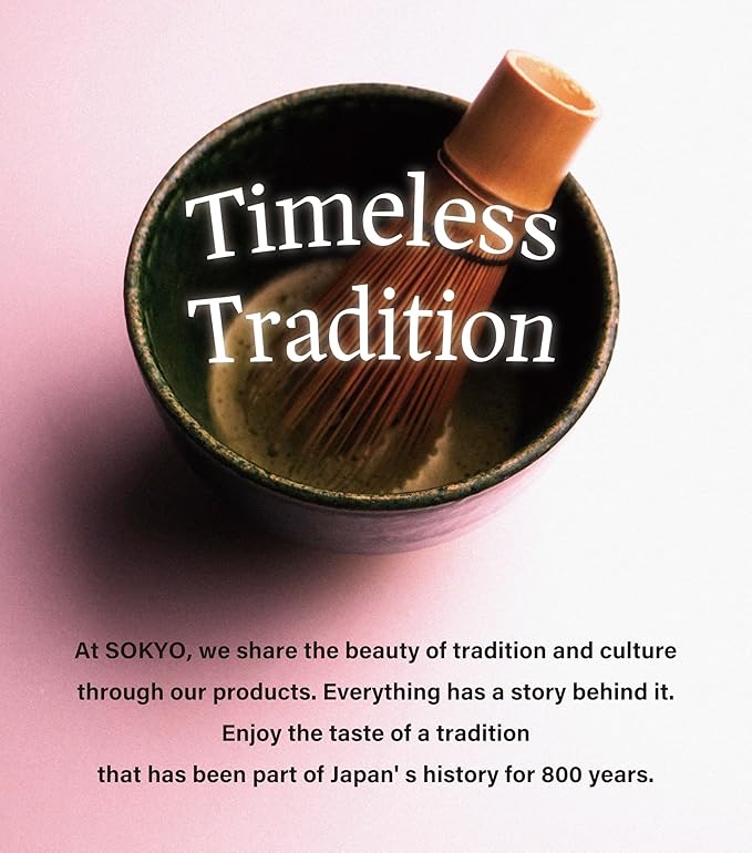 SOKYO ceremonial matcha powder series Rich and full-bodied flavor powdered green tea Japanese matcha (3.52oz / 100g, Fuji Ceremonial Q)