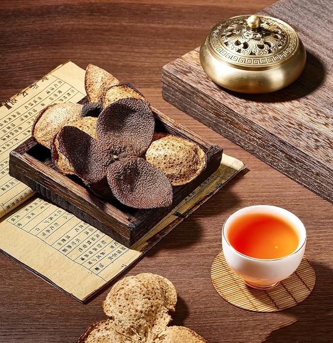 Xinhui Chenpi -Dried Tangerine Peel (Aged Mandarin Peel)-5.29 oz/150g Pure Natural Chinese Herbal Medicine Supplement - Mandarin Orange Peel（新会陈皮）- for Tea - Cooking -Soup(Chenpi Pieces)