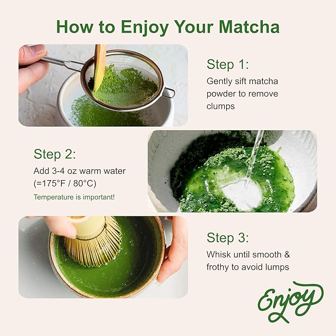 Organic Ceremonial Grade Matcha Powder, 100 Servings | First Harvest Authentic Japanese Origin | 100% Barista-Grade Matcha Green Tea For Latte, Beverage & Baking