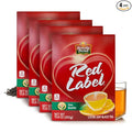 Red Label Tea | Loose Tea | Premium Brooke Bond | Black Tea | Indian Chai | Rich & Refreshing Flavor | Compatible for Chai | 450 Grams (Pack of 4)