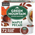 Green Mountain Coffee Roasters Maple Pecan, Single-Serve Keurig K-Cup Pods, Flavored Light Roast Coffee, 72 Count