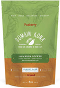 100% Kona Coffee PEABERRY – GROUND, Almost Dark roast, Single estate gourmet coffee, 8 ounces, ships direct from Domain Kona Coffee, farm fresh