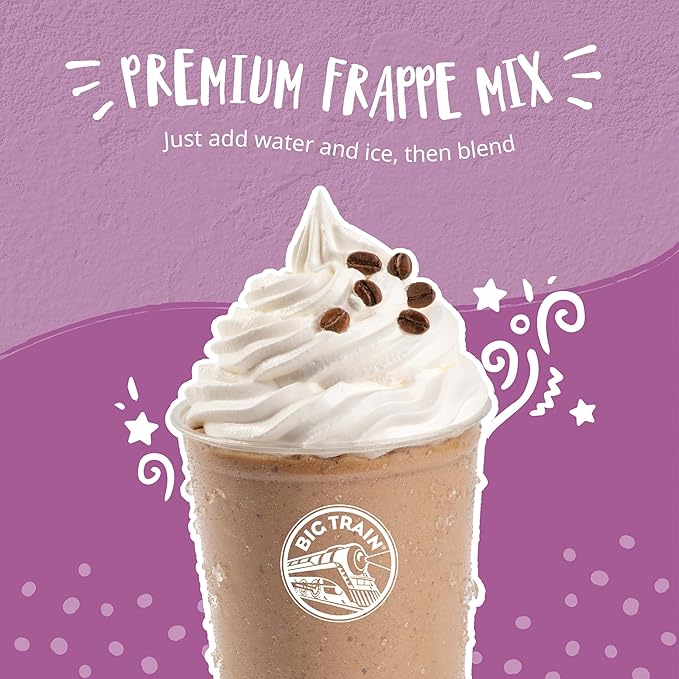 Big Train Caramel Latte Blended Ice Coffee Beverage Mix, 3.5 lb (Pack of 1)