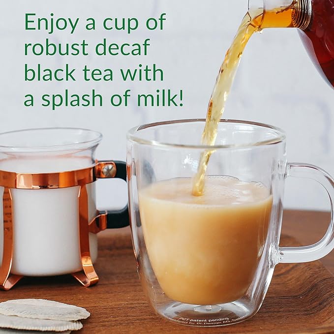 The Republic of Tea Decaf British Breakfast Black Tea, Tin of 50 Tea Bags