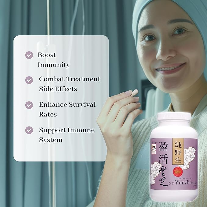 Turkey Tail Mushroom Capsules – Yunzhi Essence for Recovery, Health, and Wellness – Daily Immune and Digestive Support with Antioxidants – Pure Beta-Glucan Extract from Fruiting Bodies (60 Capsules)