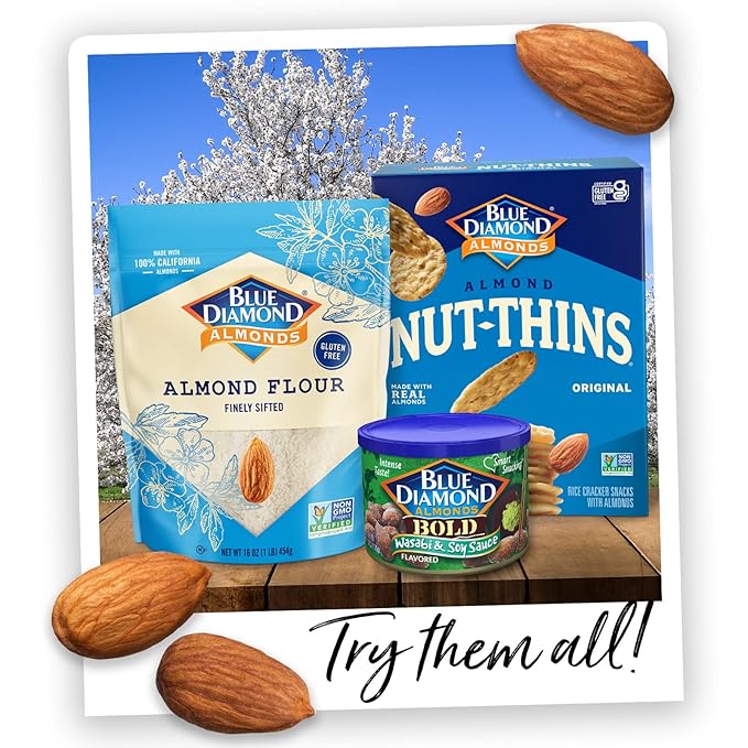 Blue Diamond Almonds Gluten Free Smokehouse Flavored Snack Nuts, 16 Oz Resealable Bag (Pack of 1)