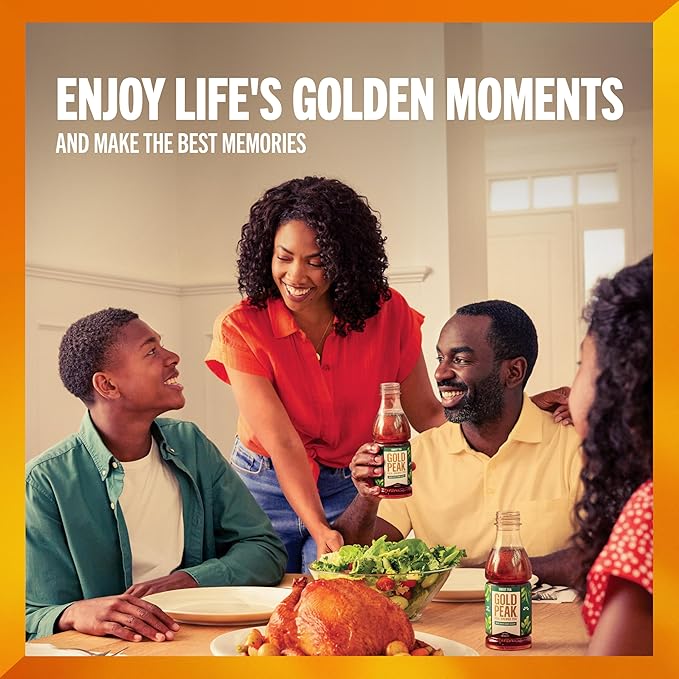 Gold Peak Tea, Unsweet Tea, 16.9 fl oz, 6 Pack