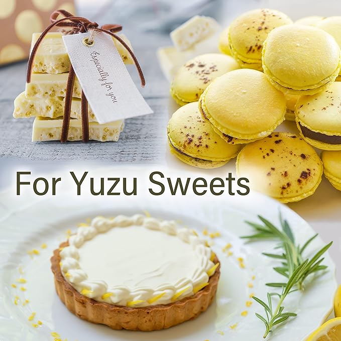 YAMASAN KYOTO UJI Yuzu Juice Powder 50g- Refreshing Yuzu Aroma,Toppings for Cooking, Made in Japan,Sold by Japanese company