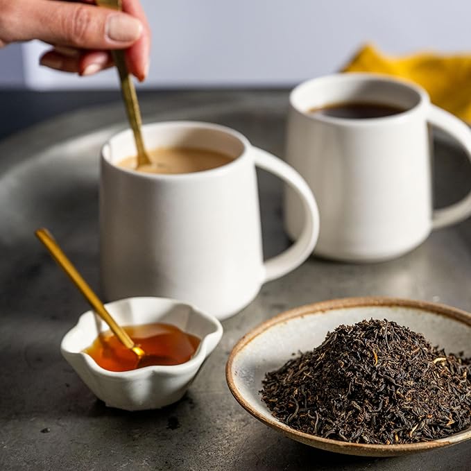 Rishi Tea English Breakfast Tea - Organic Loose Leaf Pure Black Tea, Energizing & Caffeinated, Ideal for Hot or Iced Tea - 4 Ounces, 11+ Servings