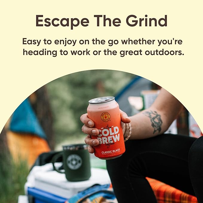 New Mexico Piñon Nitro Cold Brew Coffee Drink - Smooth Nutty Taste, High Energy Nitrogen Infused Classic Black Coffee Cans 12oz - Natural Flavor Zero Sugar & Dairy Free - 12 Pack
