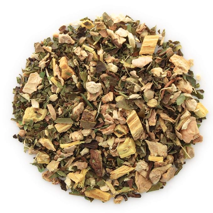 Teabloom Organic White Tea, White Ginger Pear Loose Leaf Tea, Distinctive and Delicate White Tea, USDA Certified Organic and Kosher Certified, 2.80 oz/80 g Canister Makes 35-50 Cups