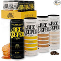 Beekeeper Cold Brew Coffee Drinks with Oregon Honey | 12 Pack Variety Refreshing Iced Coffee - Unsweetened & Strong Arabica Brew, 8 fl oz Ready-to-Drink Can - 180mg Natural Caffeine