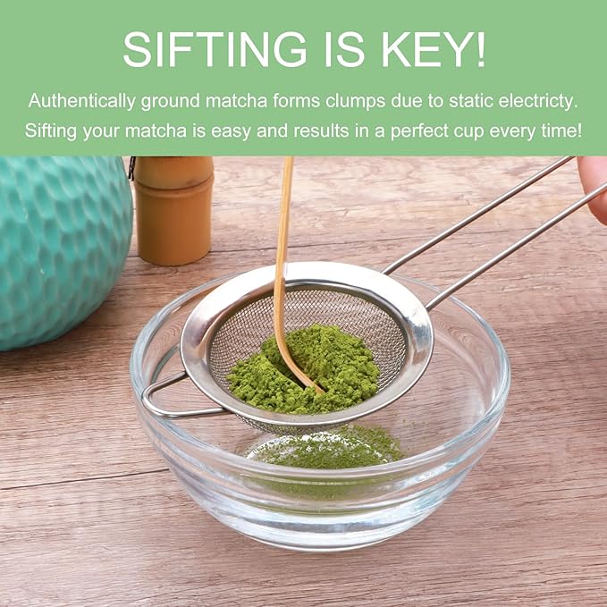 Matcha Whisk Set,Matcha Whisk,Matcha Set,Bamboo Whisk,Matcha Kit,Chasen Matcha Stirrer,Made from 100% Natural Bamboo,Durable and perfect for making matcha tea