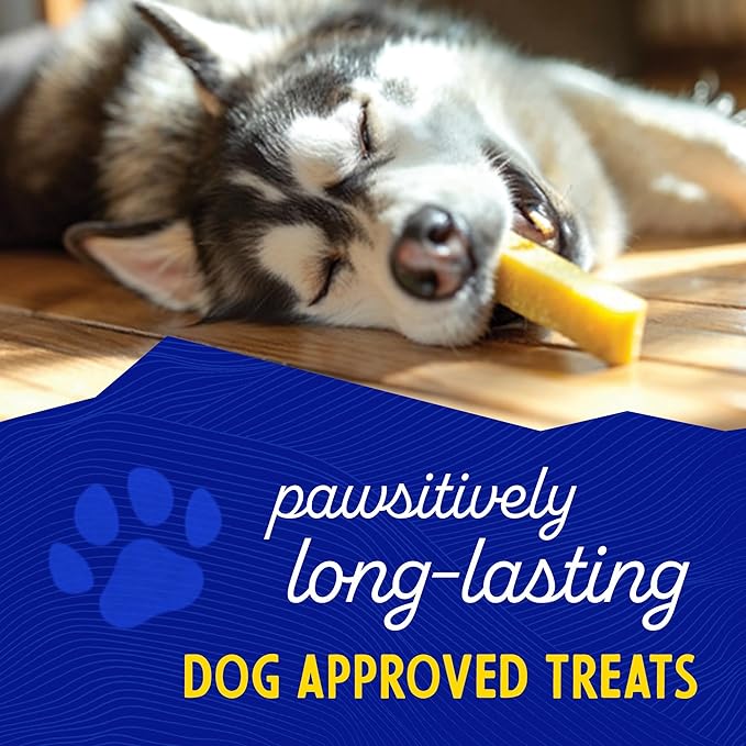 Himalayan Dog Chew Original Yak Cheese Dog Chews, The Better-For-You Chew, 100% Natural, Long Lasting, Healthy Safe Dog Treats, Lactose & Grain Free, Protein Rich, For Dogs 65 Lbs & Smaller, 2-Count
