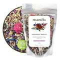 Nelson's Tea Raspberry Hibiscus Tea - Caffeine Free, Cut & Sifted Green Rooibos, Honeybush, Dried Raspberries, Acai, and Pomegranate Loose Leaf (16 oz)