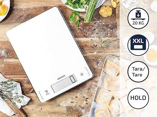 Soehnle Page Profi 300, Digital Food Scale for Cooking and Meal Prep, Kitchen Weighing Scale with LCD Screen, Food Scales Weighing up to 20 kg