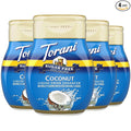 Torani Sugar Free Coconut Liquid Drink Enhancer, Water Flavoring 4-Pack, 1.62 Oz Ea