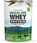 Opportuniteas Grass Fed Vanilla Whey Isolate Protein Powder – 22g Protein, Heavy-Metal Tested, Organic Cane Sugar & Organic Vanilla Flavor, Non-GMO, Hormone-Free, Sourced from Ireland, 5lb