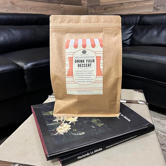 Drink Your Dessert Coffee Pod Flavored Coffee Sampler | 20ct | Light-Medium Roast