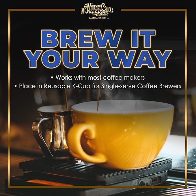 Mt. Whitney Organic Gayo Mountain Sumatra, Medium Dark Roast, Low Acid Coffee (Whole Bean, 12 Oz)