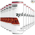 Zest Clean Energy Drink – Sweet Chai Infusion – 150mg Caffeine + 100mg L-Theanine – Natural Focus & Concentration Boost – Healthy Energy Drink 12oz Can 12 Pack – Low Sugar, No Artificial Sweeteners