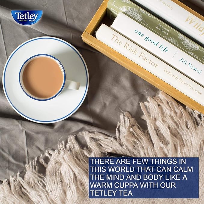 Tetley British Blend Premium Black Tea, 320 Teabags, Rainforest Alliance Certified