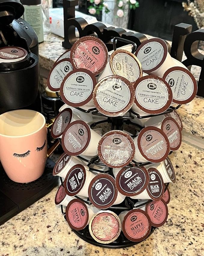 Maple Syrup Decaf Coffee Pods by Coffee Beanery | 48ct Bulk Flavored Decaf Coffee Pods Medium Roast Coffee Pods| 100% Specialty Arabica Coffee| Gourmet Coffee Pods