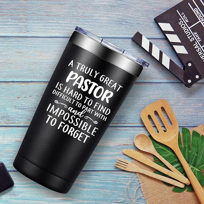 Pastor Gifts for Men - Pastor Christmas Appreciation Gifts - Thank You, Religious, Christian Gift for Pastors - 20oz Tumbler