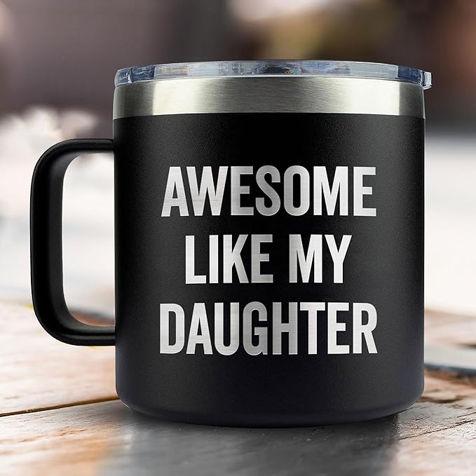 Christmas Gifts for Dad, Men - Gifts for Dad from Daughter, Son - Dads Birthday Gift Ideas, Happy Birthday gifts for Dads, Fathers - Best Dad Ever Gift, Present for dads - 14 Oz dad Mug