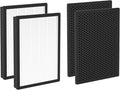 Nispira AP-B102 True HEPA Carbon Replacement Filter Compatible Alexapure Breeze Air Purifier 3049, 2 Packs