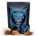 MUUK' SPICED COFFEE | Organic Mushroom Coffee | Cacao, Cinnamon & Cardamom | Adaptogen Mushroom Blend | Better Focus, More Energy and Stronger Immune Defense | 15 CUPS