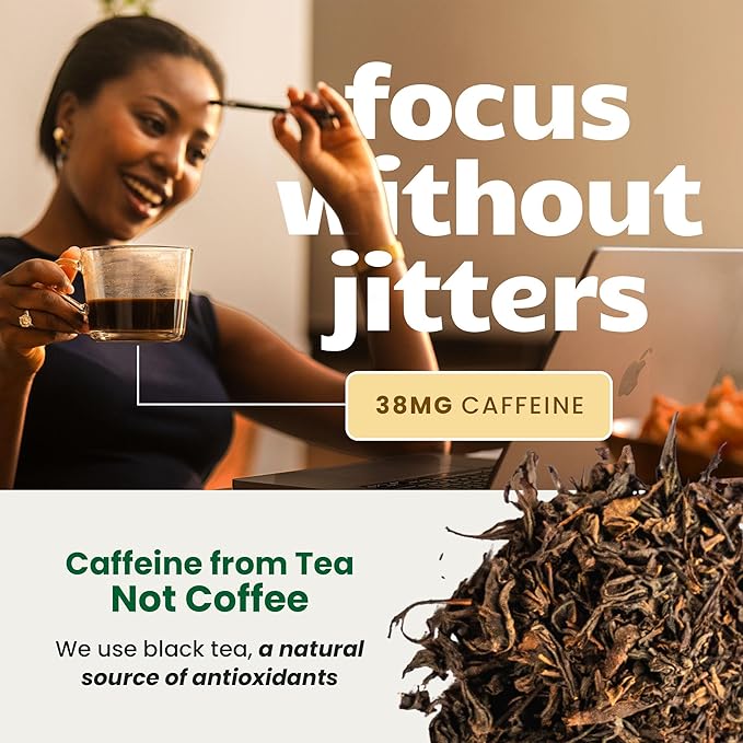 Mushroom Coffee Alternative with Lion’s Mane, Reishi, Chaga, Cordyceps & Turkey Tail, Natural Energy & Focus Drink with 2,200 mg Functional Mushrooms, Vegan Barley & Chicory Blend, Coffee-Like Experience