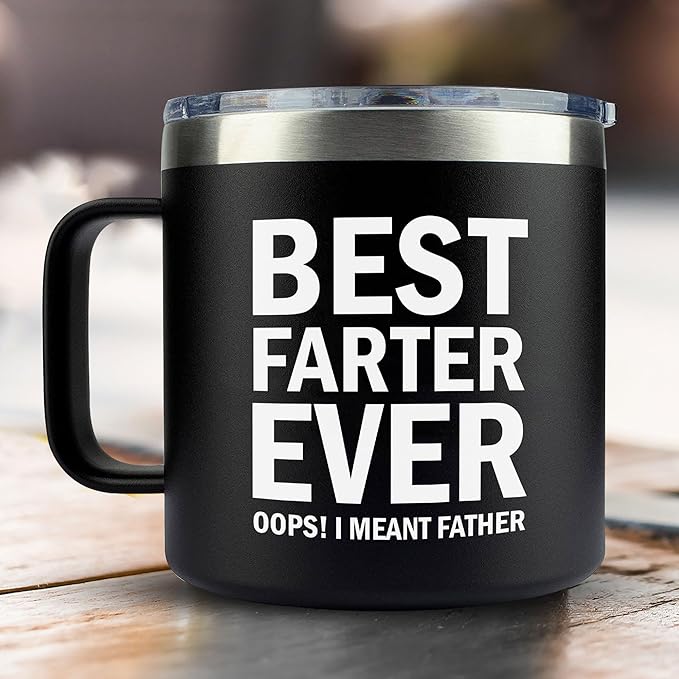 Christmas Gifts for Dad, Men - Gifts for Dad from Daughter, Son - Dads Birthday Gift Ideas, Happy Birthday gifts for Dads, Fathers - Best Dad Ever Gift, Present for dads - 14 Oz dad Mug