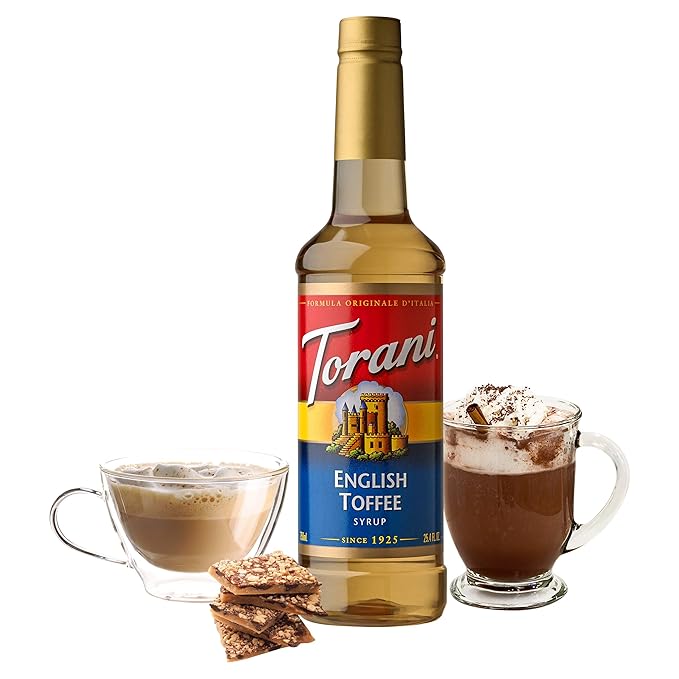 Torani Syrup, English Toffee, 25.4 Ounces (Pack of 4)