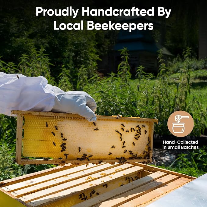 Raw Honey Organic Unfiltered, 16oz Pouch - Unpasteurized Hardwood Hammock Natural Raw Honey by Islamorada Company