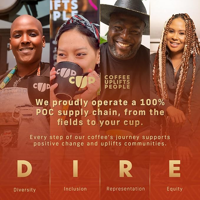Coffee Uplifts People Ethiopia Whole Bean Coffee, 12 OZ
