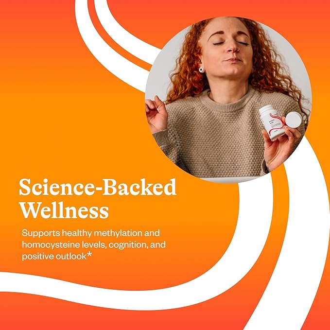 Seeking Health Folinic Acid - Methylated Form of Folate Precursor - Folinic Acid Supplement Supports Heart Health - Metabolically Active Alternative to Folate - 1360 mcg, 60 Lozenges