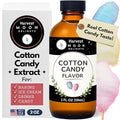 Cotton Candy Flavoring Extract - 2 oz - Water-Soluble - By Harvest Moon Delights - Cotton Candy Extract for Baking, Ice Cream, Drinks, and Candy - Flavor - Sugar Free