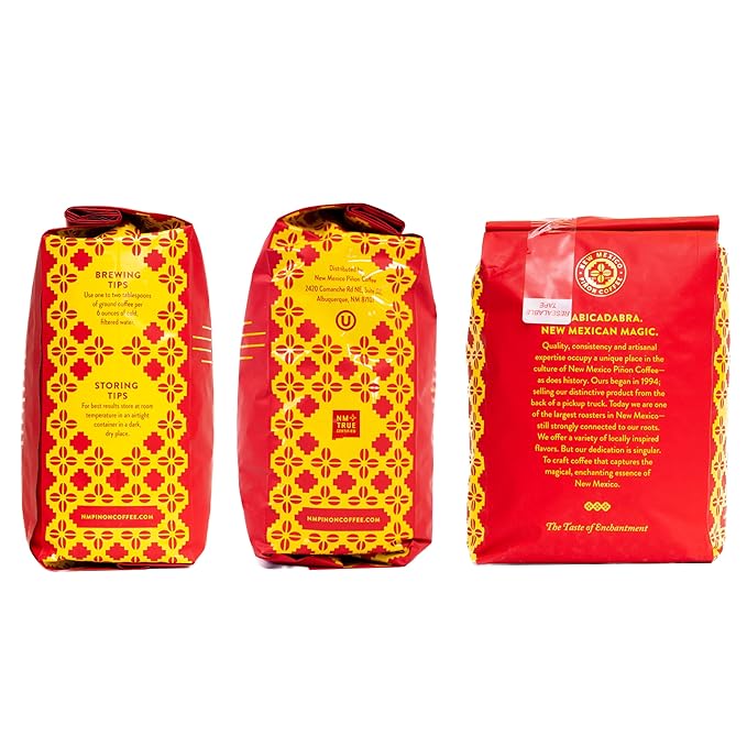 New Mexico Piñon Coffee Naturally Flavored Coffee (Traditional Piñon Whole Bean Decaf, 2 pound)