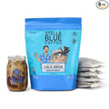 Stella Blue Cold Brew Coffee Bags, Big Cat Blend, Medium Roast Ground Coffee, Smooth, Bold and Refreshing 100% Arabica, 6 Brew Packets, Makes 24 Cups, Rainforest Alliance Certified