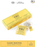 TWG Tea | Classic Selection | 3 Varieties | Exclusive Tea Blends | 15 Hand Sewn Cotton Tea Bags | Gift Set