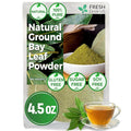 FreshDrinkUS, Premium 4.5oz Bay Leaf Powder, Unprocessed Ground Bay Leaves Dried, 100% Pure & Natural, Pure from Bay Leaves, Bay Leaf Spice, No Additives, No Gluten, Vegan.