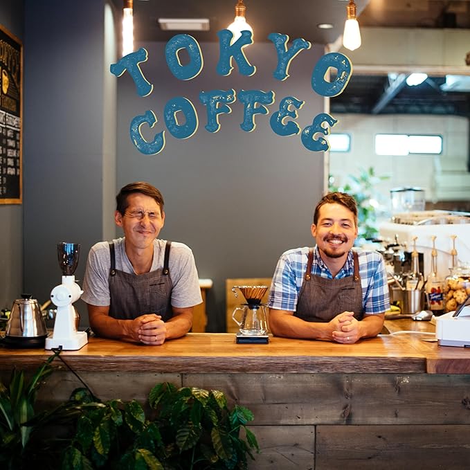 TOKYO COFFEE Ethiopia Moka Organic Decaf Coffee Beans - 12 oz Medium Dark Roast Whole Bean - Smooth & Bold Flavor, Mountain Water Decaffeinated