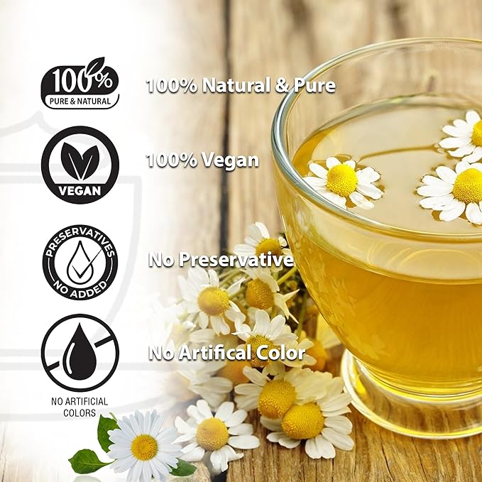 True Organic Premium Chamomile Tea |100 Count Tea Bags | USDA Organic & Kosher Certified |100 Envelop Organic Chamomile Tea Bags for Your Home & Cafe.