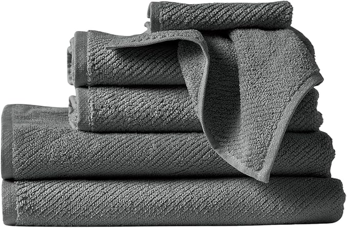 Coyuchi Air Weight Organic Towels, Bath Towel - Shadow (27" x 54")