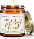 60th Birthday Gifts for Women Ideas - 'Limited Edition 1965' Soy Candle, w/Champagne on Ice I 1965 60 Birthday Gifts for Women Ideas I 9oz Reusable Jar, 50Hr Burn, Made in USA