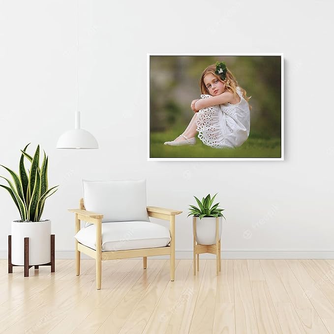 P&L ART. Personalized Custom Canvas Prints: Photo On Canvas Transform Your Photos into Stunning Framed Wall Art Digitally Printed Photo To Canvas Ideal for Home Decor Gifts Keepsakes White 24X32
